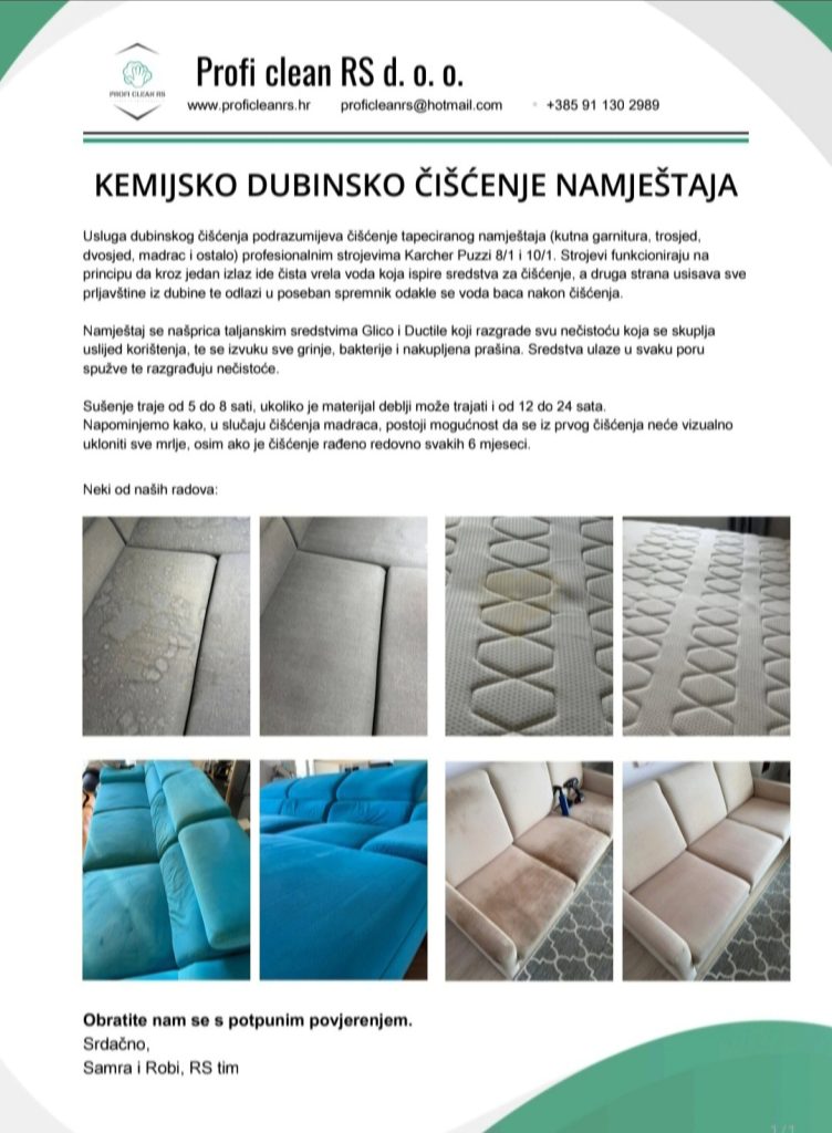 Ciscenje namjestaja