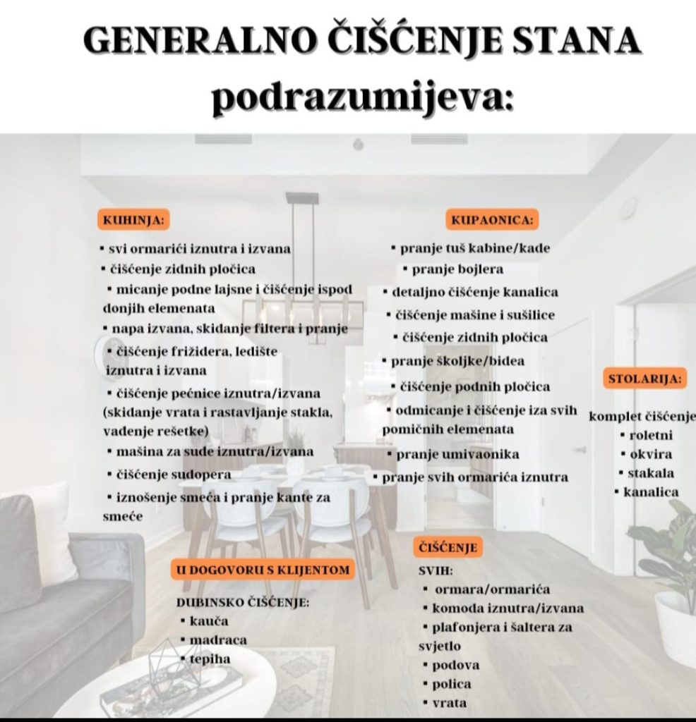 Generalno čišćenje opis